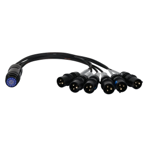 16 AMP PLUG TO SOCAPEX FAN IN