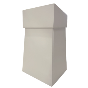 WHITE PVC COVERED LECTERN