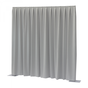 WENTEX LIGHT GREY CURTAIN 3.3M X 3M