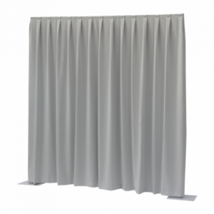 Image for WENTEX LIGHT GREY CURTAIN 3.3M X 3M