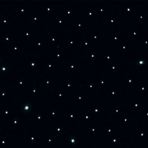Image for 6M X 4M BLACK WOOL SERGE LED STARCLOTH DMX