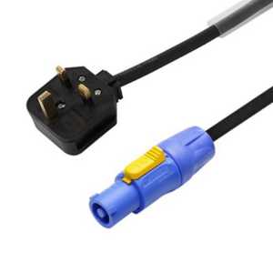Image for 13 AMP PLUG TO POWERCON BLUE 2M