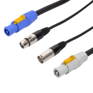 Image for 5M POWERCON/3 PIN XLR DMX COMBI CABLE
