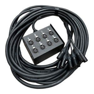 Image for 8 CHANNEL XLR MULTICORE WITH CAPTIVE STAGEBOX 15M