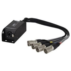 Image for ETHERCON TO TAILS - 4 x 3 Pin XLR Male