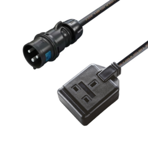 Image for 16 AMP PLUG TO 13 AMP 1 GANG SOCKET
