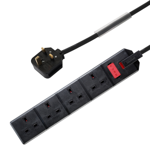 13 Amp 4 Way Extension Cables